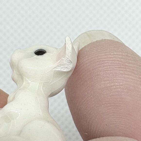 Retired vintage Hagen Renaker Mama and Baby Bunny Miniature Ceramic figures - Picture 6 of 11